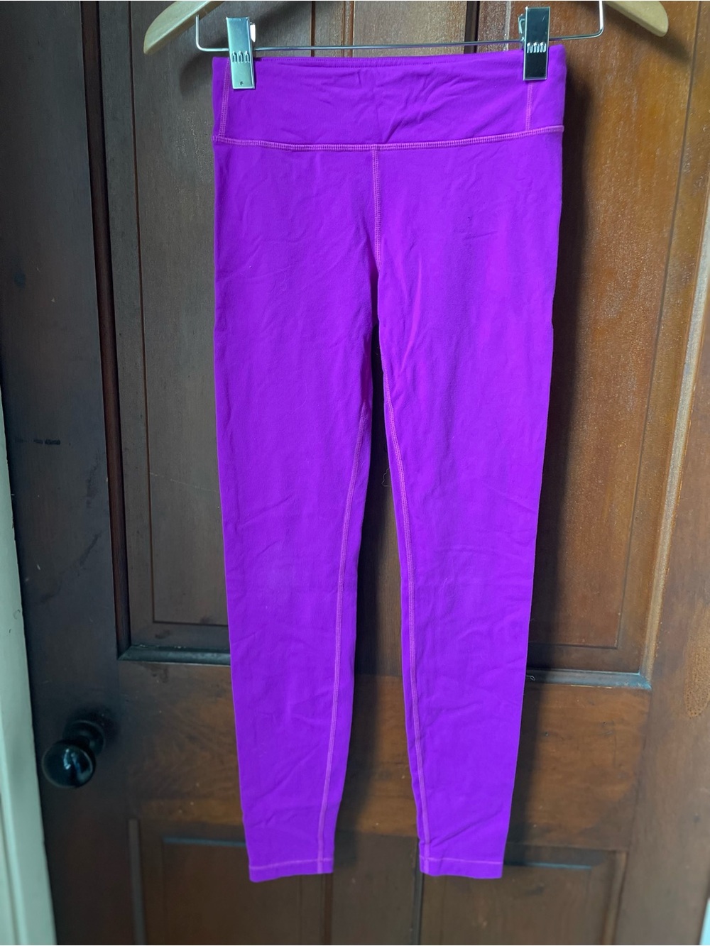 Athleta girls large 12 purple athletic leggings